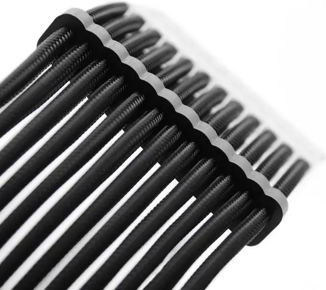 Alt view image 4 of 7 - Hipesen 20 Pieces Set = 24-pin x 4, 8-pin x 16, Cable Comb for 3 mm Cable, Can sleeve Up To 3.4 mm/0.13inch  (Gun Metal Gray)