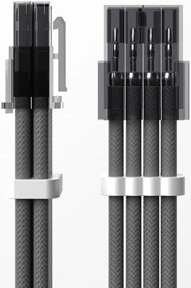 Alt view image 7 of 7 - Hipesen 20 Pieces Set = 24-pin x 4, 8-pin x 16, Cable Comb for 3 mm Cable, Can sleeve Up To 3.4 mm/0.13inch  (Pure White)