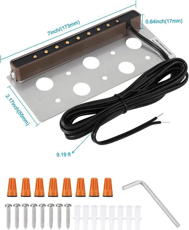 Alt view image 6 of 7 - SMY Lighting 4Pack 7 Inch 2.5W LED Hardscape Lighting Retaining Wall Lights, IP68 Waterproof 12V-36V Low Voltage AC/DC Soft White 2700K Hardscape Paver Light Outdoor Step Lights 40,000 Hours Lifespan