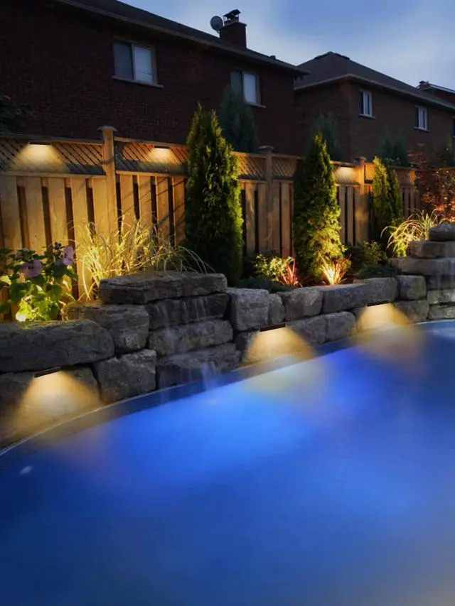 Alt view image 7 of 7 - SMY Lighting 4Pack 7 Inch 2.5W LED Hardscape Lighting Retaining Wall Lights, IP68 Waterproof 12V-36V Low Voltage AC/DC Soft White 2700K Hardscape Paver Light Outdoor Step Lights 40,000 Hours Lifespan