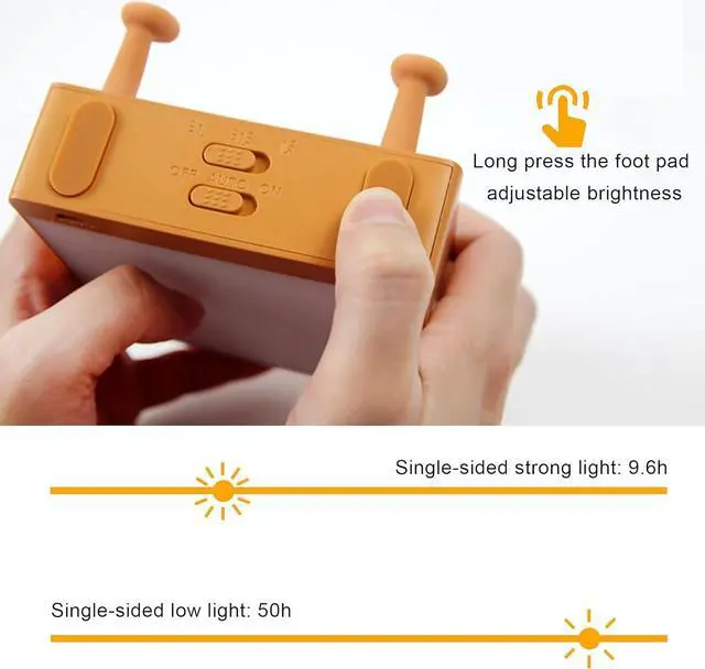 Alt view image 5 of 7 - Cute Nightlight Toast LED Nightlight Rechargeable and Timer Portable Bedroom Bedside Lamp A Gift for Girls, Boys, Kids, Women