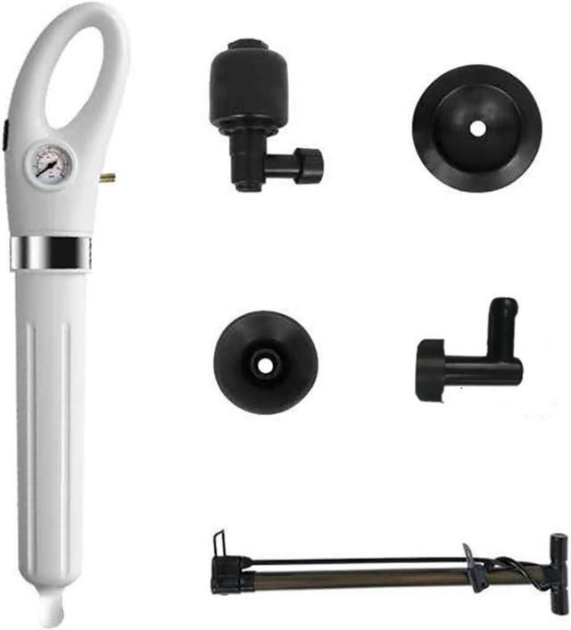Alt view image 6 of 6 - Sewer Dredge Clogged Toilet Plungers Drain Blaster High Pressure Cleaner Air Drain Cleaner Manual Pneumatic Dredge Tools
