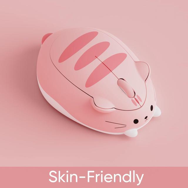 Alt view image 5 of 7 - Wireless gaming mouse pink, suitable for computers/laptops/desktops/PCs, Mac/Win compatible