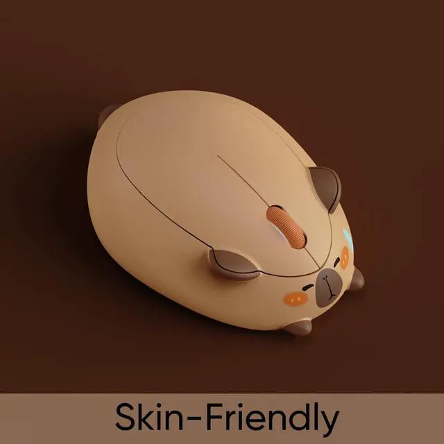 Alt view image 2 of 6 - SMY lighting Wireless gaming mouse pink, suitable for computers/laptops/desktops/PCs, Mac/Win compatible Kapibala