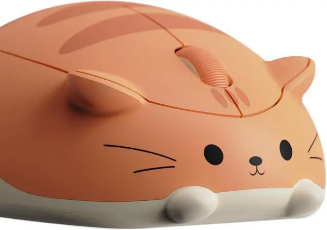 Main image of Wireless gaming mouse pink, suitable for computers/laptops/desktops/PCs, Mac/Win compatible Orange