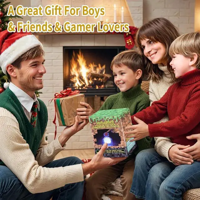Alt view image 6 of 7 - Pixel Style Potion Bottle Lamp 15 Color, Interactive RGB Night Light with Shake Activated Color Changing, USB Rechargeable Magic Potion LED Desk Lamp for Room Decor, Kids Boys Gaming Fans Gifts