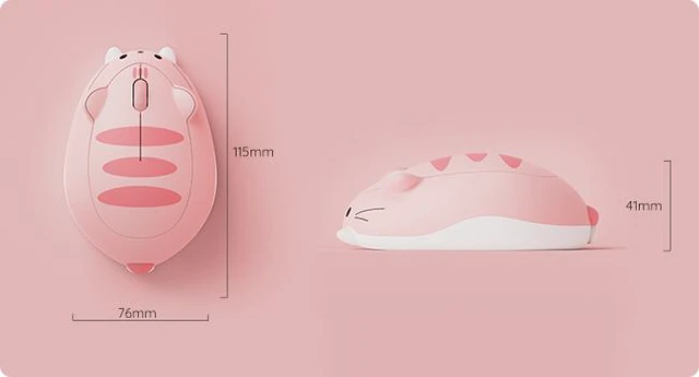 Alt view image 4 of 7 - SMY lighting Wireless gaming mouse, suitable for computers/laptops/desktops/PCs, Mac/Win compatible Pink