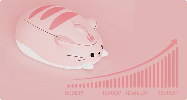 Main image of SMY lighting Wireless gaming mouse, suitable for computers/laptops/desktops/PCs, Mac/Win compatible Pink