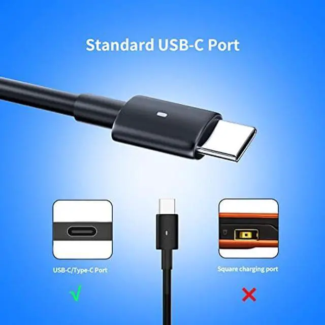 Alt view image 3 of 5 - 130W USB/Type C AC Adapter Replacement for Dell Precision 5530 Dell XPS 15 9575 2-in-1 9570 9500 XPS 17 9700 Power Supply Adapter Cord