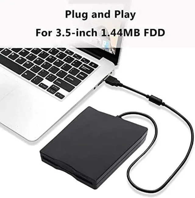 Alt view image 2 of 5 - Zopsc-1 Portable Universal USB External 3.5in Floppy Disk Drive External 1.44MB FDD for PC Computer Laptops Desktops for Windows XP for Windows 7 for Windows 10