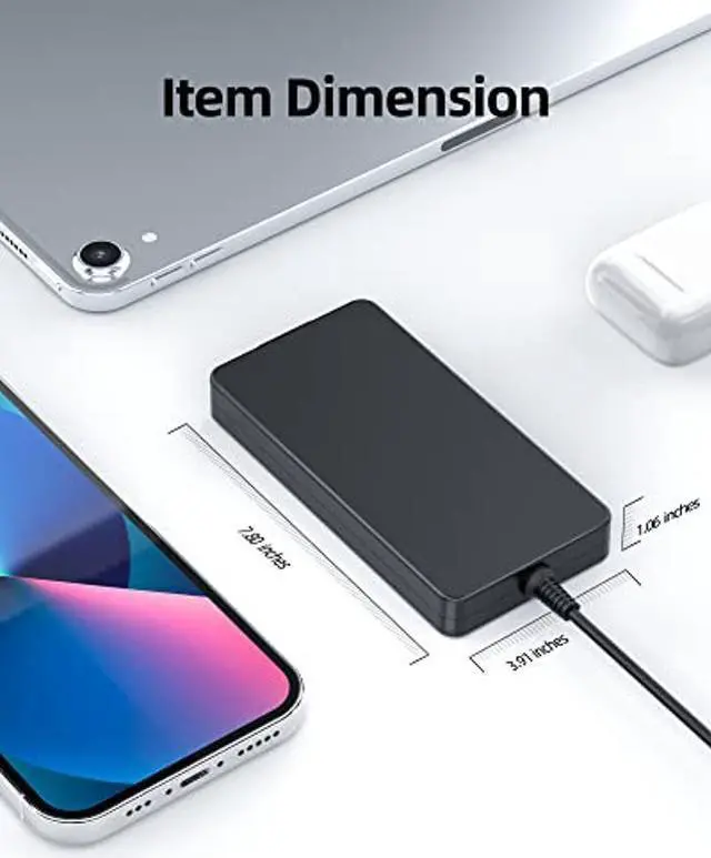 Alt view image 5 of 5 - AC Charger Fit for Asus Rog Strix Scar 15 17 G533 G533Q G533QR G533QS G533Z G533ZM G733 G733Q G733QR G733QS G733QSA G733Z G733ZM 230W Laptop Power Supply Adapter Cord