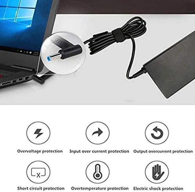 Alt view image 4 of 4 - 150W Laptop Charger for HP Zbook 15 g3 Charger HP ZBook 15 15u 15v G3 G4 G5 G6 HP Zbook Studio 15 G3 G4 G5,HP ADP-150XB B 775626-003 776620-001 917677-001 917677-003 HP 150W AC Adapter Power Supply