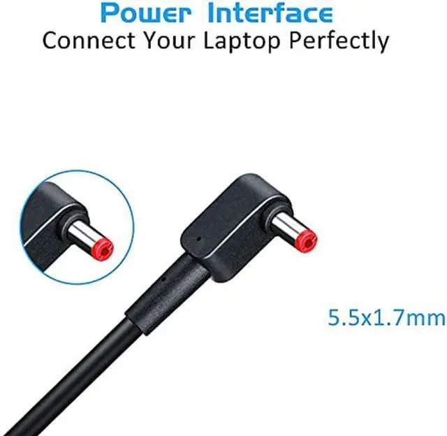 Alt view image 2 of 5 - 180W Predator Helios 300 Charger Fit for Acer Predator Helios 300 PH315-52 PH315-53 Triton 500 Aspire 7 A717-71G Acer Nitro 5 Series Gaming Laptop ADP-180MB K Power Supply Cord