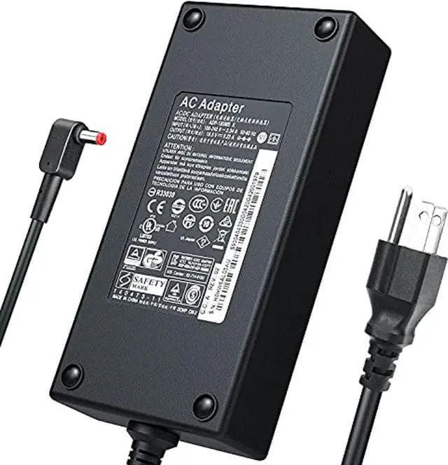 Alt view image 5 of 5 - 180W Predator Helios 300 Charger Fit for Acer Predator Helios 300 PH315-52 PH315-53 Triton 500 Aspire 7 A717-71G Acer Nitro 5 Series Gaming Laptop ADP-180MB K Power Supply Cord
