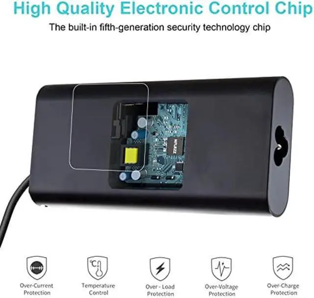 Alt view image 5 of 5 - Dell 130W Laptop Charger USB C Replacement for Dell XPS 15 9500 17 9700 9575 Latitude 5420 5520 7210 7310 7410 Precision 5550 5750 3550 3551 Type C AC Adapter Power Supply/Cord