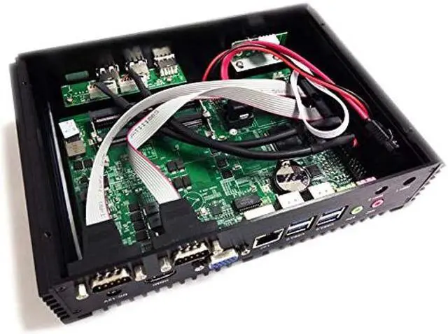 Alt view image 5 of 5 - KINGDEL Mini PC, Nettop Intel i5 CPU Personal Computer, 16GB RAM, 256GB SSD, 2xCOM RS232 4xUSB 3.0 HD Port VGA Window 11 OS, Metal Body