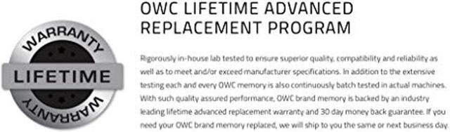 Alt view image 5 of 5 - OWC 64GB (4 x 16GB) PC19200 DDR4 2400MHz SO-DIMMs Memory Compatible with 27" iMac (Mid 2017), and Compatible PCs (OWC2400DDR4S64S)