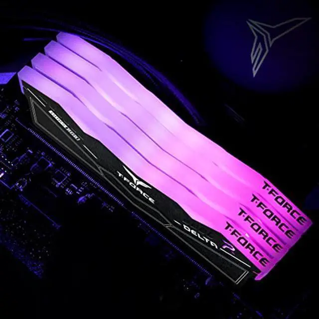 Alt view image 5 of 5 - TEAMGROUP T-Force Delta RGB DDR5 Ram 32GB Kit (2x16GB) 6000MHz (PC5-48000) CL30 Desktop Memory Module Ram (Black) for 600 Series Chipset - FF3D532G600
