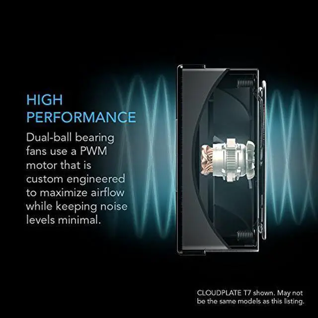 Alt view image 4 of 5 - AC Infinity CLOUDPLATE T9-N, Rack Mount Fan Panel 3U, Intake Airflow, for Cooling AV, Home Theater, Network 19" Racks