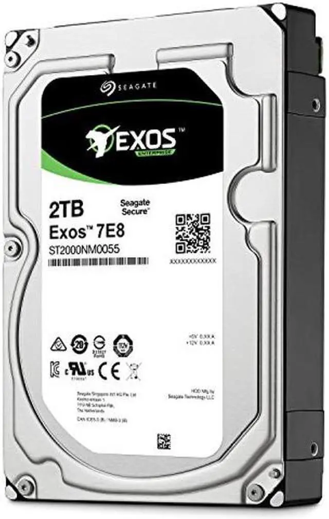 Alt view image 4 of 4 - Seagate Enterprise 2TB HDD ST2000NM0055 2TB SATA III 6Gb/s 7200RPM 128MB 3.5"