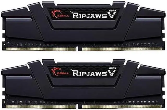 Main image of G.SKILL Ripjaws V Series (Intel XMP) DDR4 RAM 32GB (2x16GB) 3600MT/s CL16-19-19-39 1.35V Desktop Computer Memory UDIMM - Black (F4-3600C16D-32GVKC)