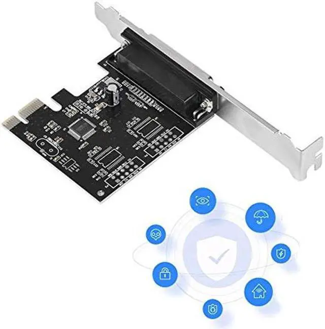 Main image of PCI-E Parallel,PCIE to Parallel Port Card Print Port LPT PCI-E LPT Printer Card Adapter DB25,for Windows for MAC for Linux,Printer Converter Adapter Controller