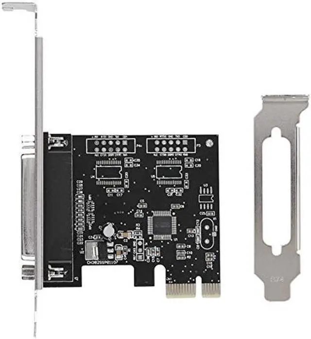 Main image of PCIE to Parallel Port Card, Print Port LPT PCI-E LPT Printer Card Adapter DB25, for Windows, MAC and Linux. Suitable for Printers, Programmers, Scanners, etc.