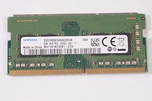 Alt view image 3 of 3 - 8GB DDR4 3200MHz PC4-25600 1.2V 1Rx8 260-Pin SODIMM Laptop RAM Memory Module M471A1K43DB1-CWE