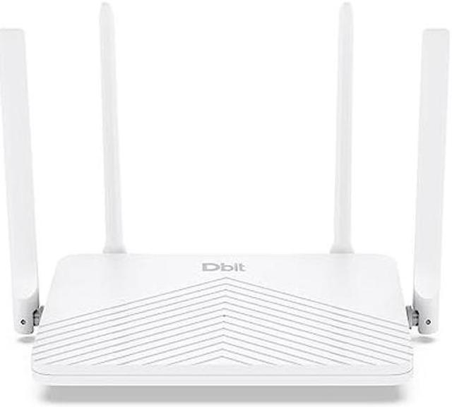 DBIT AC1200 Dual Band WiFi Router 1200Mbps Wireless Internet Router, 4 x  10/100/1000 Mbps Gigabit Ethernet Ports, Supports EasyMesh, Guest WiFi, Access  Point Mode, IPv6 and Parental Controls 