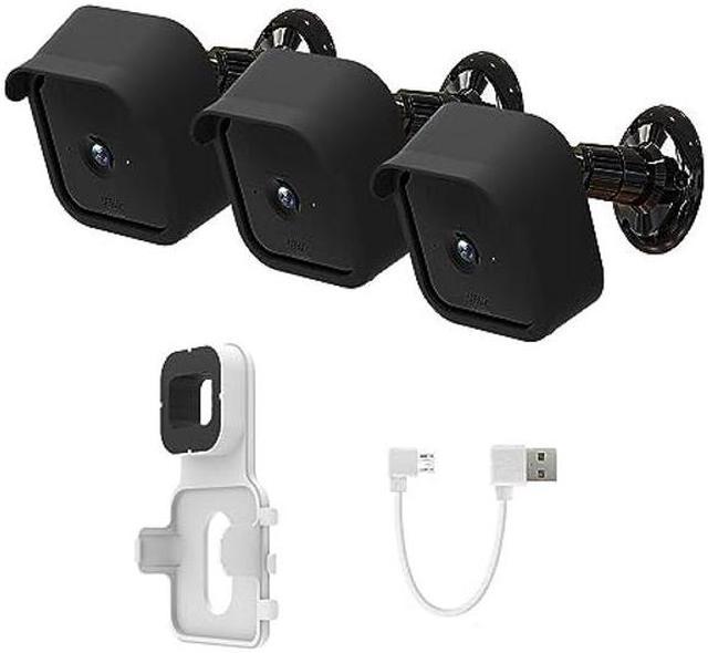 Blink Outdoor 4 (4th Gen) Wall Mount, Weatherproof Protective Cover and 360  Degree Adjustable Mount with Blink Sync Module 2 Outlet Mount for Blink