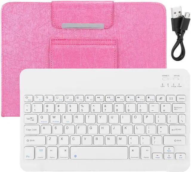 Main image of Keyboard Bluetooth Portable 10 inch Keyboard+PU Leather Case W/Stand Bluetooth Tablet Huge Screen Mobile Phone Waterproof Keyboard(10 inch)