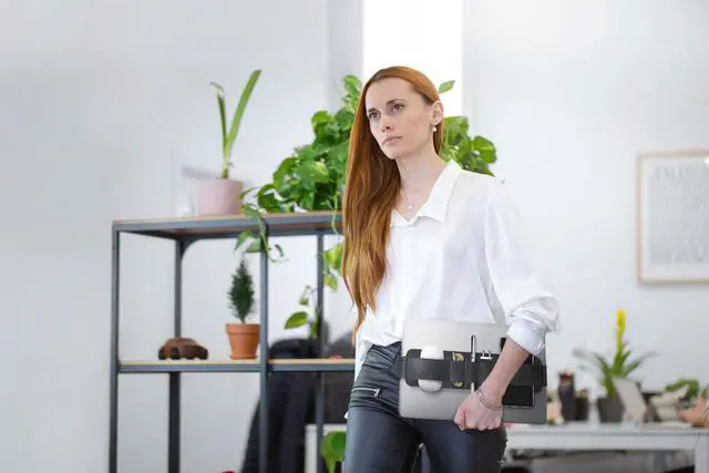 Alt view image 4 of 5 - Beblau Slim PRO Portable Tech Organizer  Attachable Laptop & Notebook Accessory | Fits 13"-17" | Backpack & Desk Organizer | Office, Home, & School | Work-from-Home |