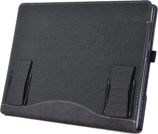 Alt view image 5 of 5 - Laptop Cover Case for Microsoft Surface Laptop Go 3 2023 12.4-inch,Compatible for Laptop Go 2 &Laptop GO Special-PurposeAnti Falling with Bracket(Black)