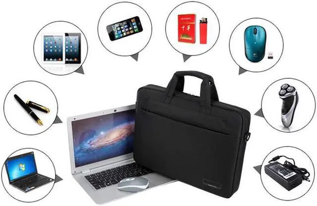 Alt view image 4 of 5 - Drawing Tablet Case Bag for Wacom Cintiq 16, Huion Kamvas Pro 16 and XP-Pen Artist15.6 Pro, Innovator 16 Waterproof Protective Graphics Tablet Shoulder Bag