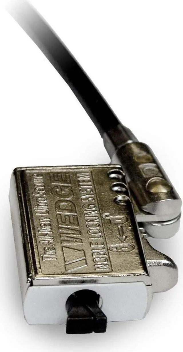 Alt view image 4 of 5 - Noble Locks TZ18T Low Profile Wedge Lock with Flat Key for Dell Consumer & Gaming Laptops