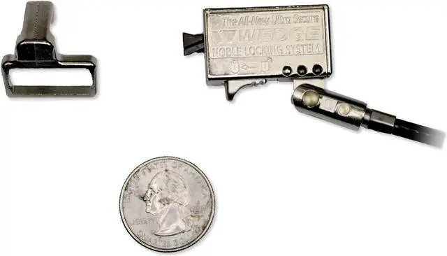Alt view image 5 of 5 - Noble Locks TZ18T Low Profile Wedge Lock with Flat Key for Dell Consumer & Gaming Laptops