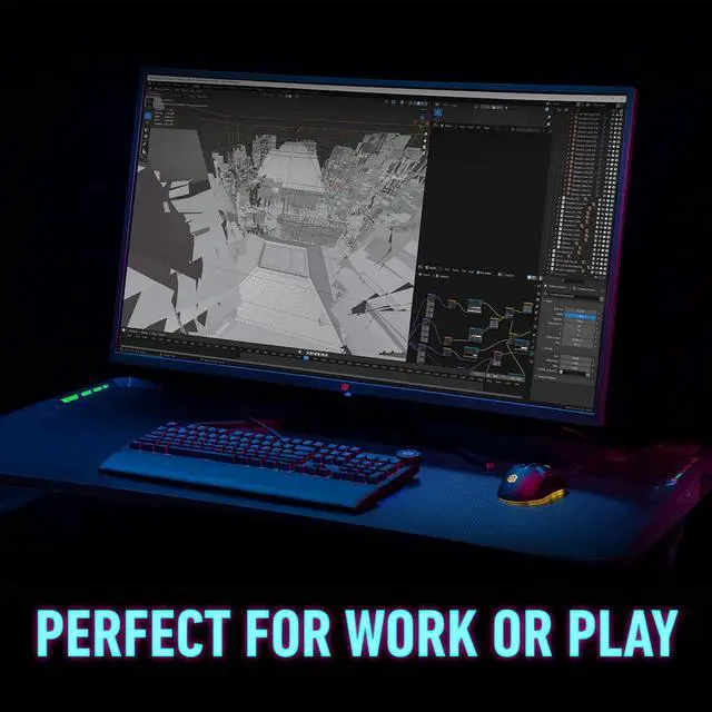 Alt view image 5 of 5 - Deco Gear 39" Curved Widescreen Gaming Monitor, 2560x1440, 1ms MPRT, 165 Hz, 16:9, HDR400, 4000:1