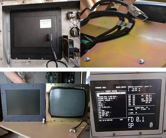 Alt view image 5 of 5 - DEJUN 12.1" LCD Screen Monitors for HAAS VF System 93-5220C 93-5222 93-5222A 28HM-NM4 9 Pin CRT Monitors