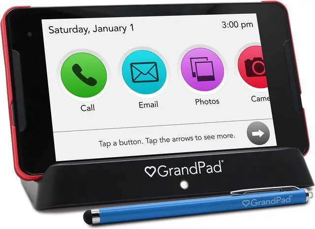 Main image of GrandPad Easy to Use Tablet & Phone for Seniors [Locked - Not Compatible with Other Wireless Carriers - Requires a Plan]