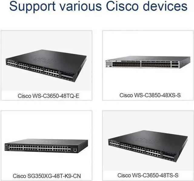 Alt view image 5 of 5 - FLYPROFiber- SFP+ to RJ45 Transceiver, 1.25G/2.5G/5G/10GBase-T SFP+ Module, 10G RJ45 Copper Module Compatible for Cisco SFP-10G-T-S, Ubiquiti UniFi UF-RJ45-10G, Mikrotik, Netgear 100ft/30M, 10pack