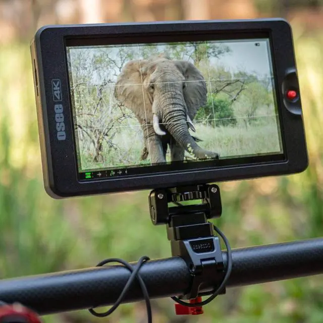 Alt view image 5 of 5 - osee T7 7inch Upgraded Version 3000 Nits Ultra Bright Daylight Viewable FHD DSLR Camera Field Monitor 3D LUT HDR 4K HDMI Input & Output Including Ball Head Power Adaptor and D-tap Cable