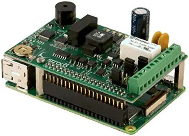 Alt view image 4 of 4 - Sfera Labs Strato Pi CAN Pi4B 4GB - DIN-Rail Case, 1 Relay, RS-485, CAN, Real Time Clock, Hardware Watchdog, Buzzer, Secure Element Chip, CE/FCC/IC/RoHS Compliant