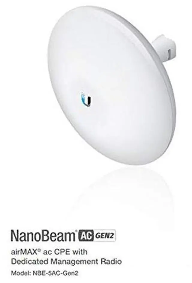 Alt view image 3 of 5 - NanoBeam AC NBE-5AC-Gen2-US 4 Units 5GHz High-Performance airMAX ac Bridge CPE with Dedicated Management Radio