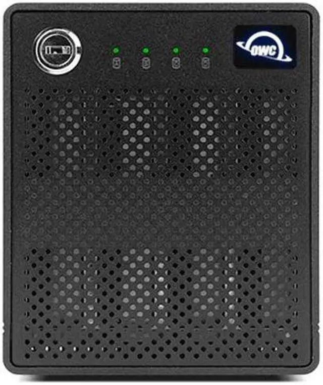 Alt view image 4 of 5 - OWC ThunderBay 4 Mini RAID 5 Edition 16TB 4-Bay External Drive w/ Thunderbolt2 Ports