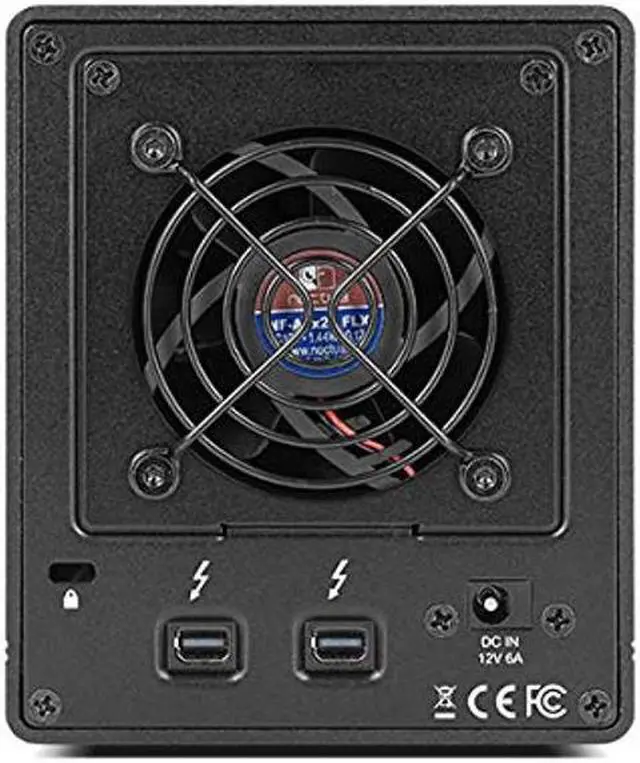 Alt view image 5 of 5 - OWC ThunderBay 4 Mini RAID 5 Edition 16TB 4-Bay External Drive w/ Thunderbolt2 Ports