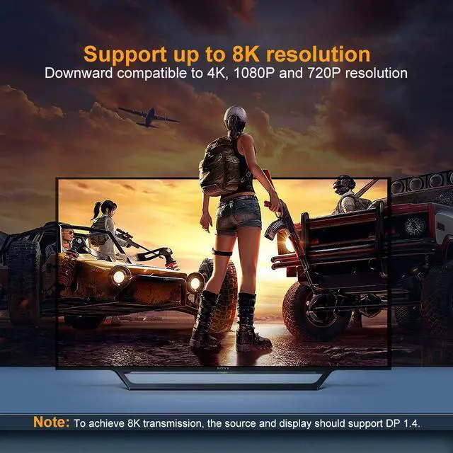 Alt view image 5 of 5 - CableCreation DisplayPort 1.4 Repeater, DisplayPort Signal Booster, Signal Amplifier with 8K Video Resolution Compatible for Oculus Rift S, HTC Vive Pro, Valve Index, Gaming Monitor, Projector