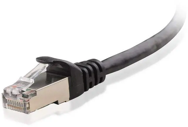Alt view image 3 of 5 - Cable Matters Snagless Long Cat6A (SSTP, SFTP) Shielded Ethernet Cable in Black 50 ft & Cat6 Flat Ethernet Cable in White