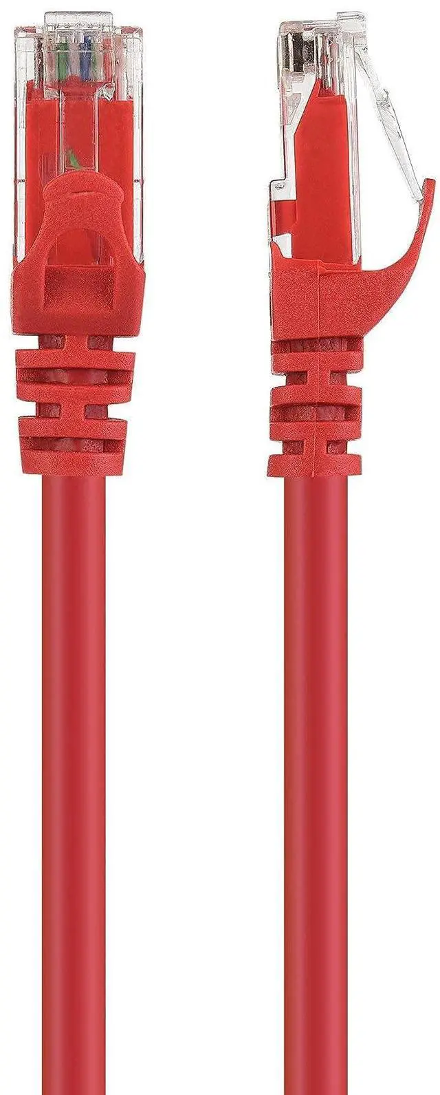 Alt view image 4 of 5 - Cable Matters 5-Pack 3-Foot Cat6 Snagless Ethernet Patch Cable in Red & 5-Foot Cat6A (SSTP, SFTP) Shielded Ethernet Cable in Black