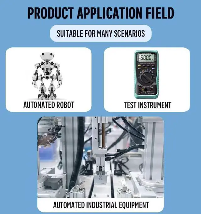 Alt view image 5 of 5 - Eonvic M12 X Code 8 Pin Male Right Angle to RJ45 Cat-7e Cognex Industrial Camera Ethernet High Flex Cable 3M