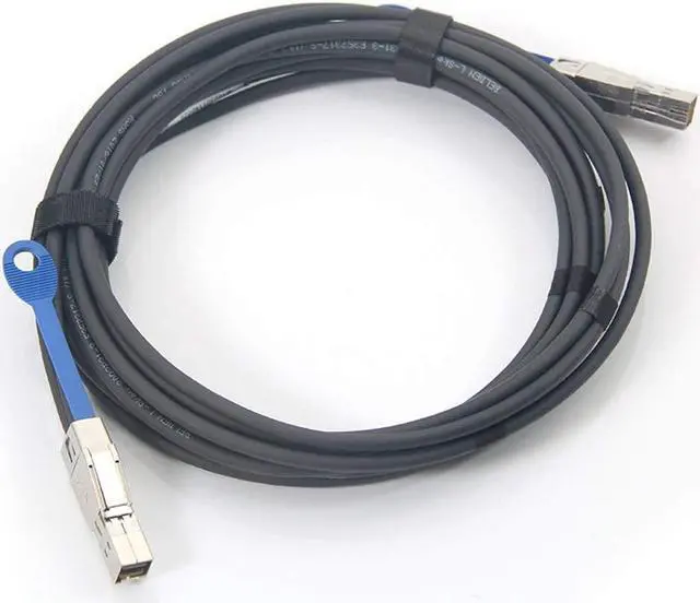 Alt view image 5 of 5 - ipolex External Mini SAS HD SFF-8644 to SFF-8644 (SAS 3.0) Cable, Full Duplex 12Gbps for Servers, RAID Controllers, Host Bus Adapters (HBA), JBOD, 100 Ohms, 3-m(10ft)